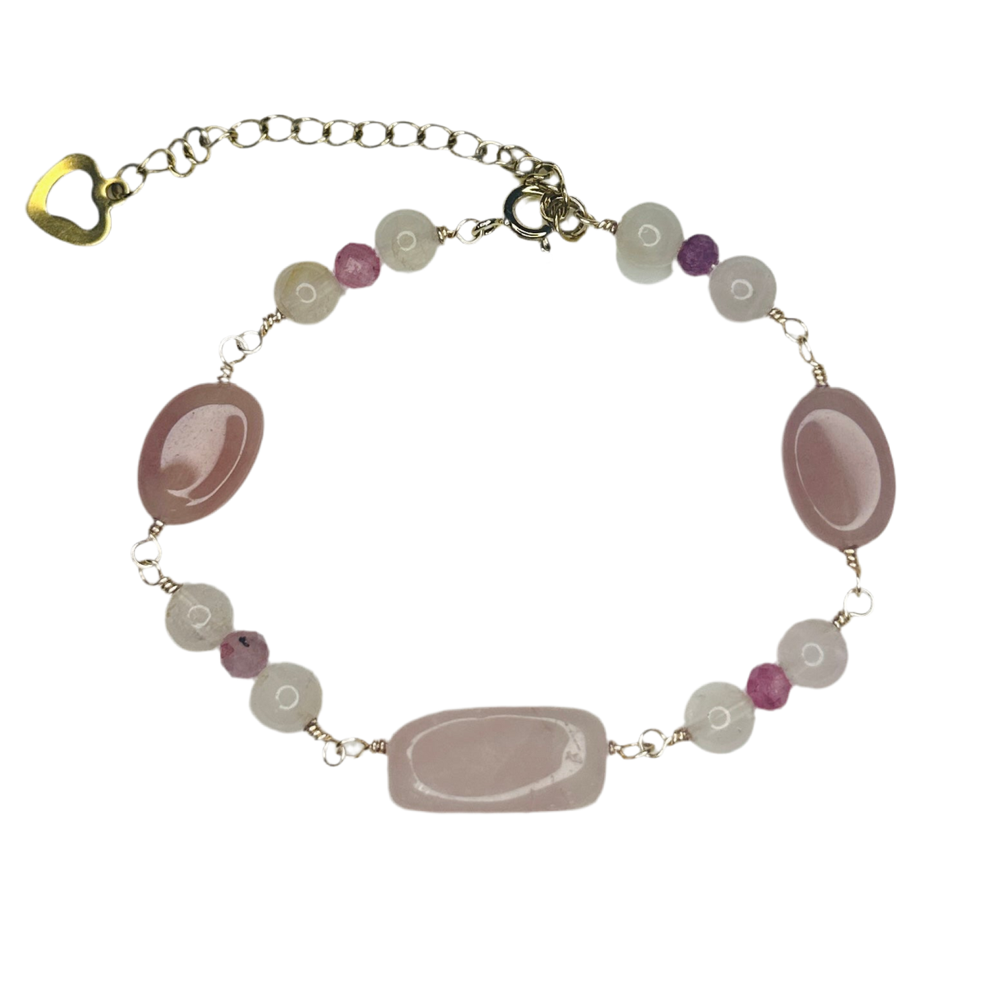 Dipped in Quartz – Rose Quartz Bracelet